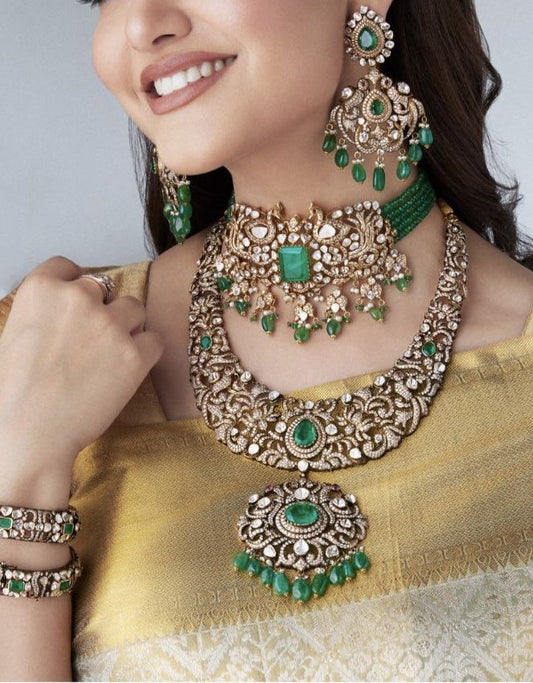 Bridal Choker Necklace Victorian bridal set