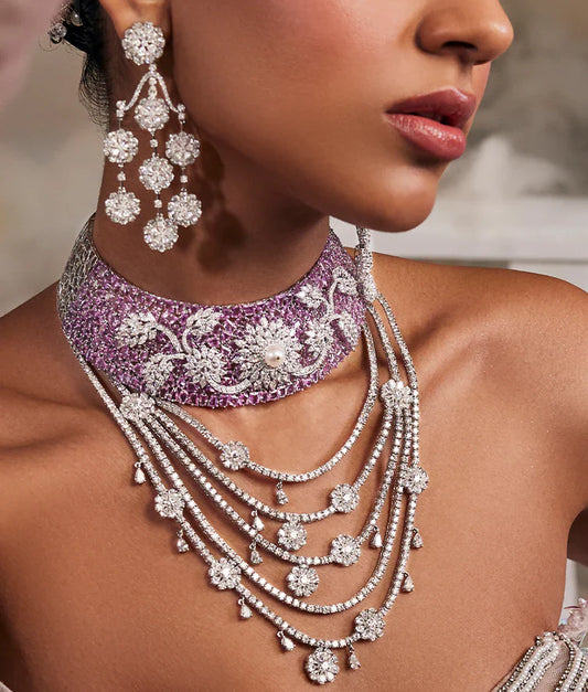 Awesome Women Pure Art Necklace Set 3 PICE